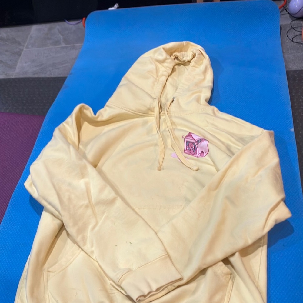 Flamingo YouTuber strawberry milk hoodie